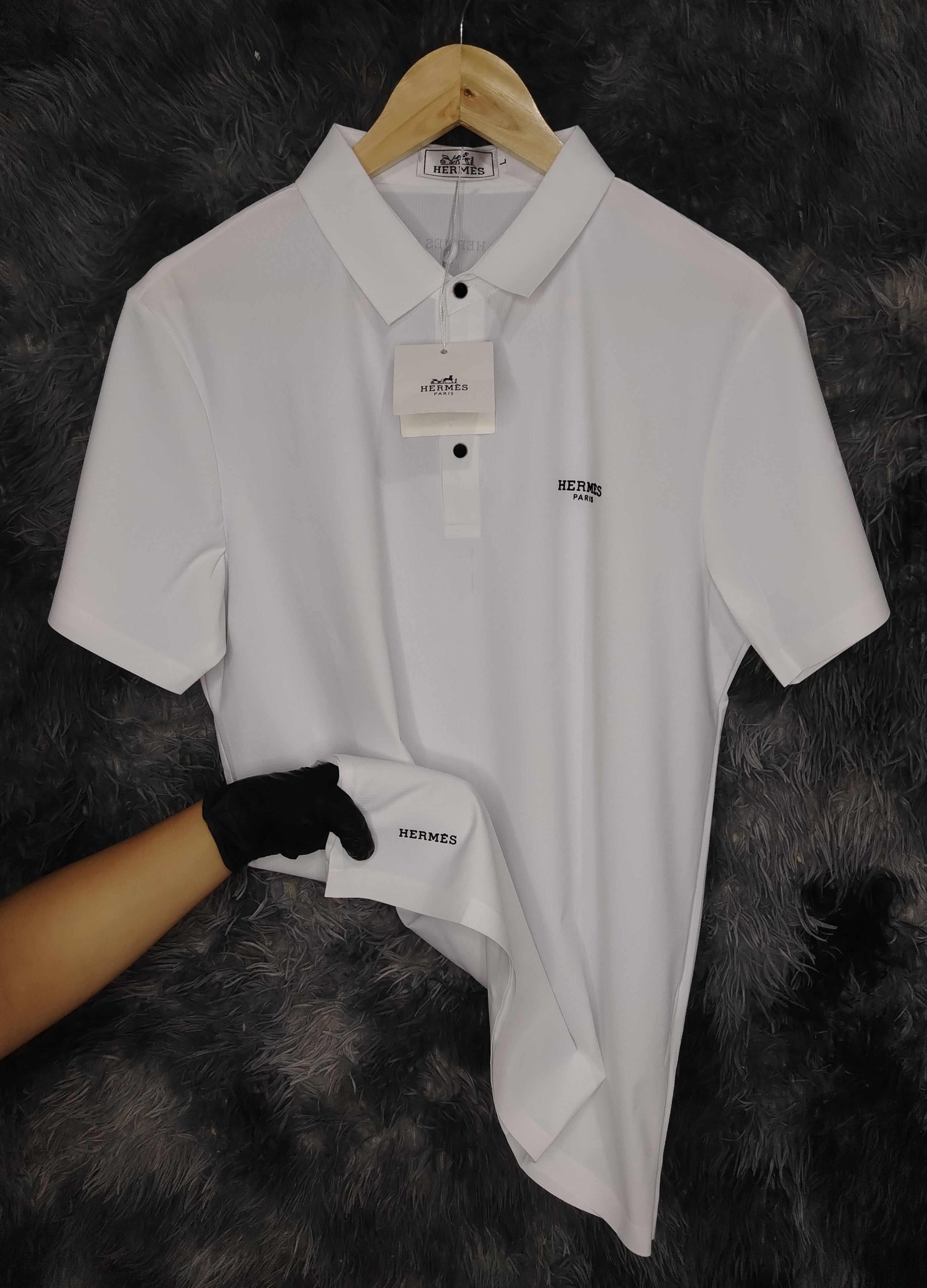 Camisa HERMES TOP QUALITY SEDA DE HIELO