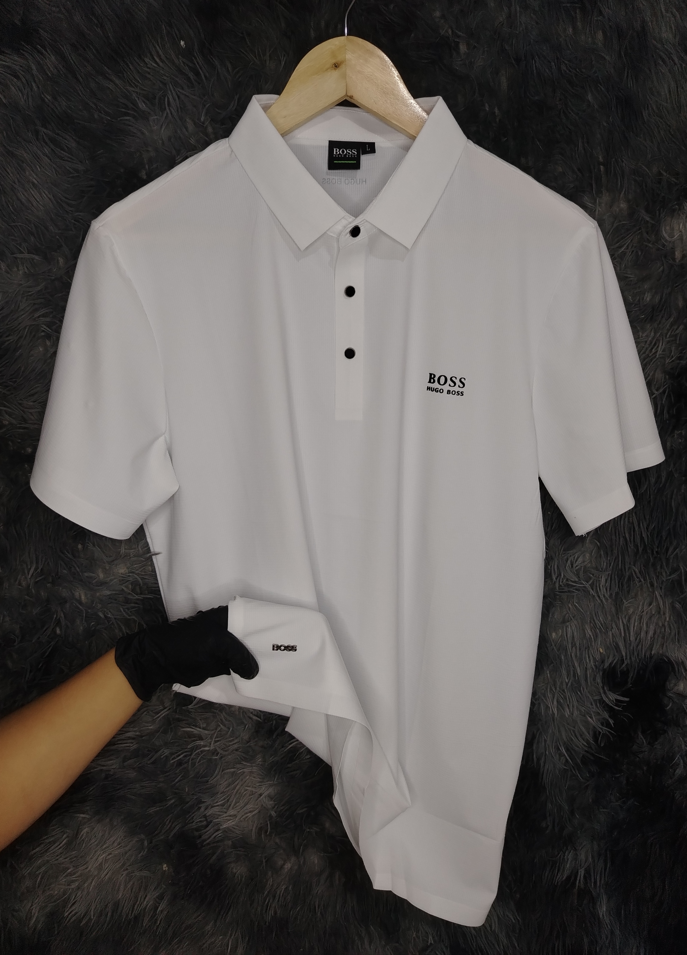 Camisa HUGO BOSS TOP QUALITY SEDA DE HIELO