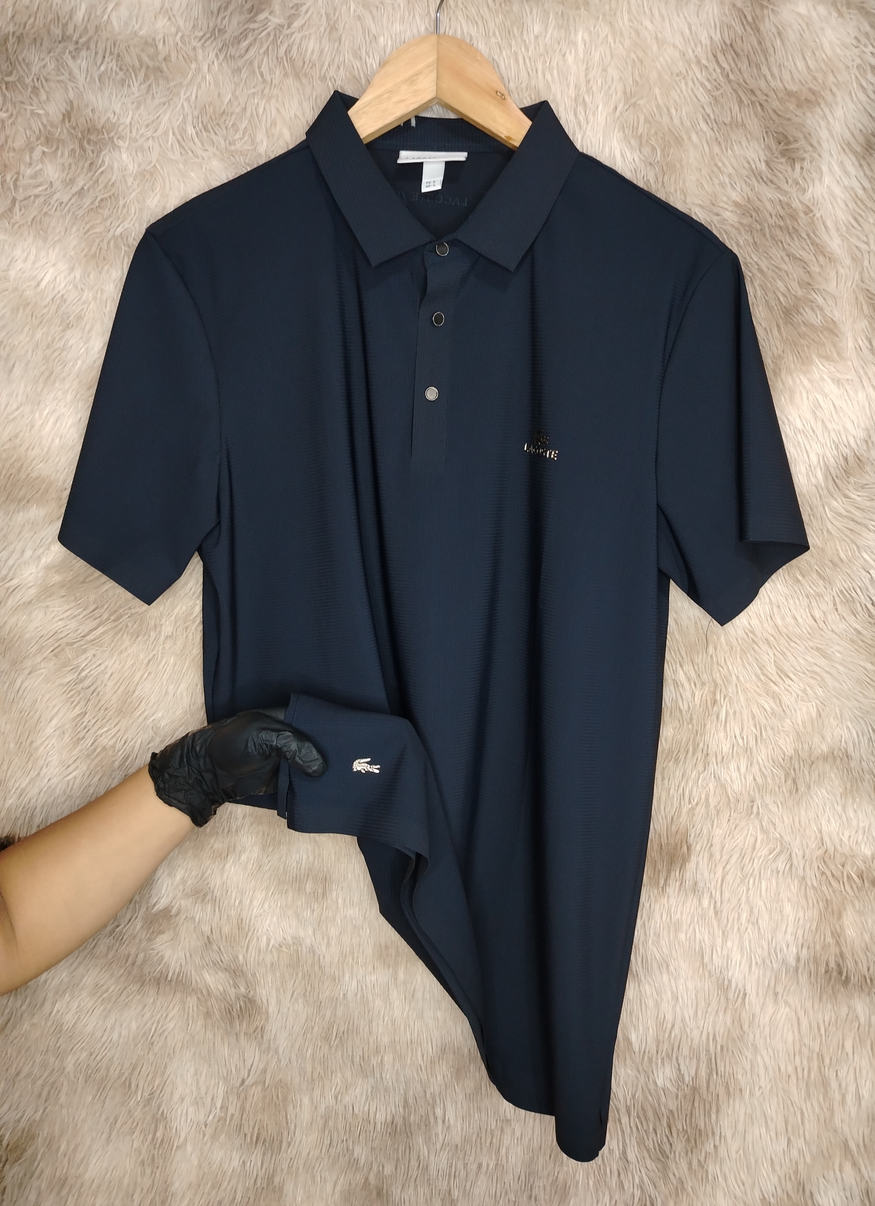 Camisa LACOSTE TOP GUALITY SEDA DE HIELO