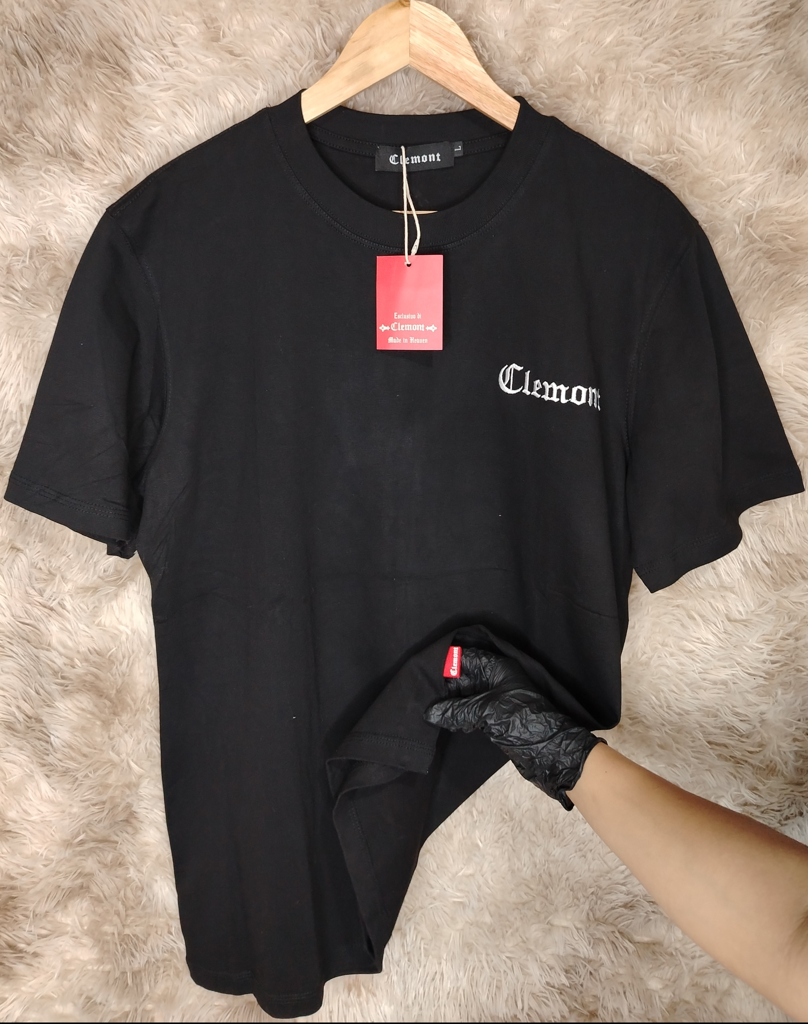 Camiseta Oversize color negro gramage 280