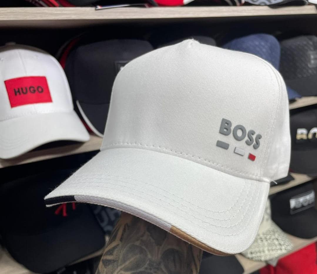 Gorra Boss color Blanco